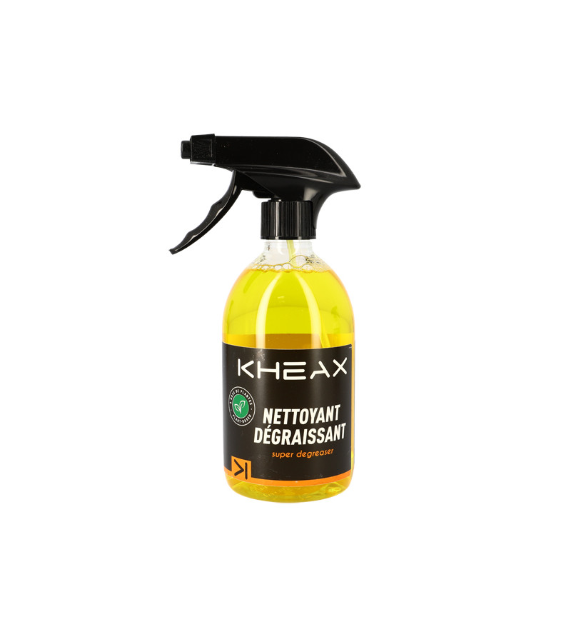 NETTOYANT/DEGRAISSANT VELO KHEAX SUPER DEGREASER (SPRAY 500ML) ATELIER sur le site du spécialiste des deux roues O-TAKET.COM