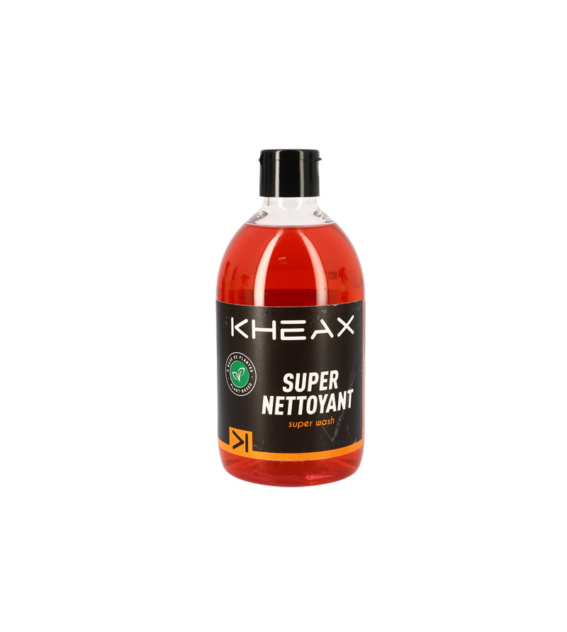 NETTOYANT VELO KHEAX SUPER WASH ROUGE (FORMULE CONCENTREE 500ML) ATELIER sur le site du spécialiste des deux roues O-TAKET.COM