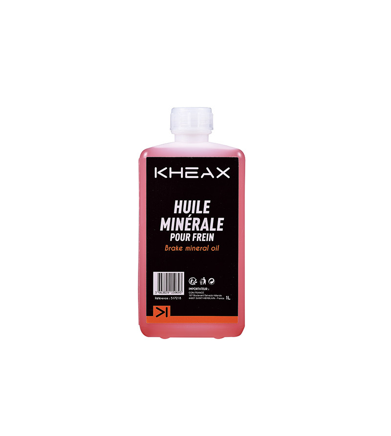 LIQUIDE FREIN/HUILE MINERALE KHEAX POUR FREIN A DISQUE (1 LITRE) ATELIER sur le site du spécialiste des deux roues O-TAKET.COM