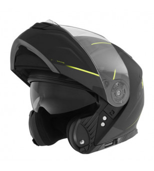 CASQUE MODULABLE NOX N965 SUPRA NOIR MAT/JAUNE FLUO T55-56 S