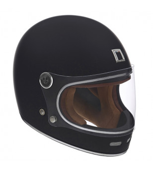 CASQUE INTEGRAL VINTAGE NOX PREMIUM REVENGE NOIR MAT T53-54 XS