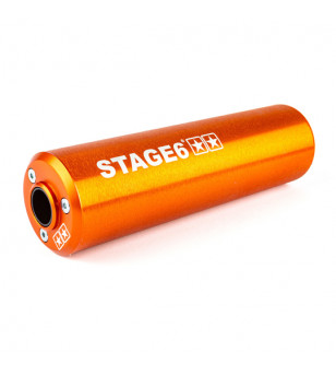 SILENCIEUX/CARTOUCHE MECABOITE STAGE6 ALU PASSAGE DROIT ORANGE