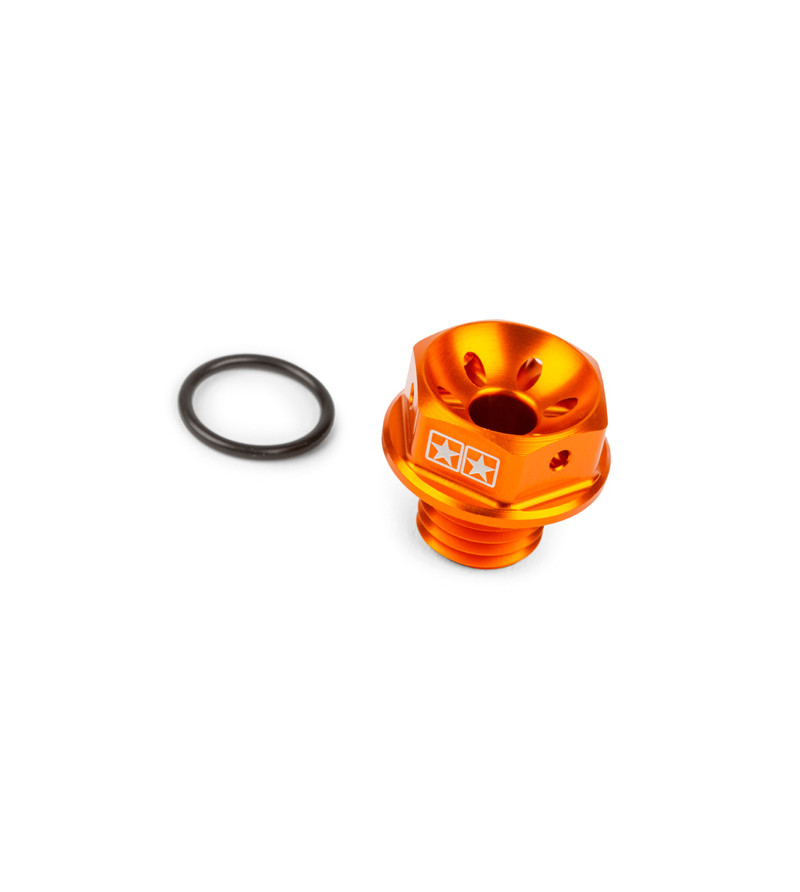 BOUCHON HUILE SCOOTER STAGE6 ADAPT. PIAGGIO - ORANGE