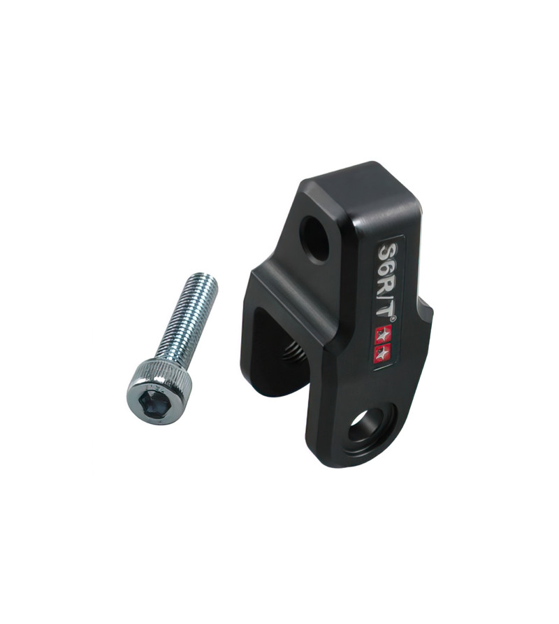 REHAUSSE AMORTISSEUR STAGE6 ADAPT.BOOSTER/NITRO +40MM CNC - NOIR (HOMOLOGUE) SCOOTER sur le site du spécialiste des deux roue...