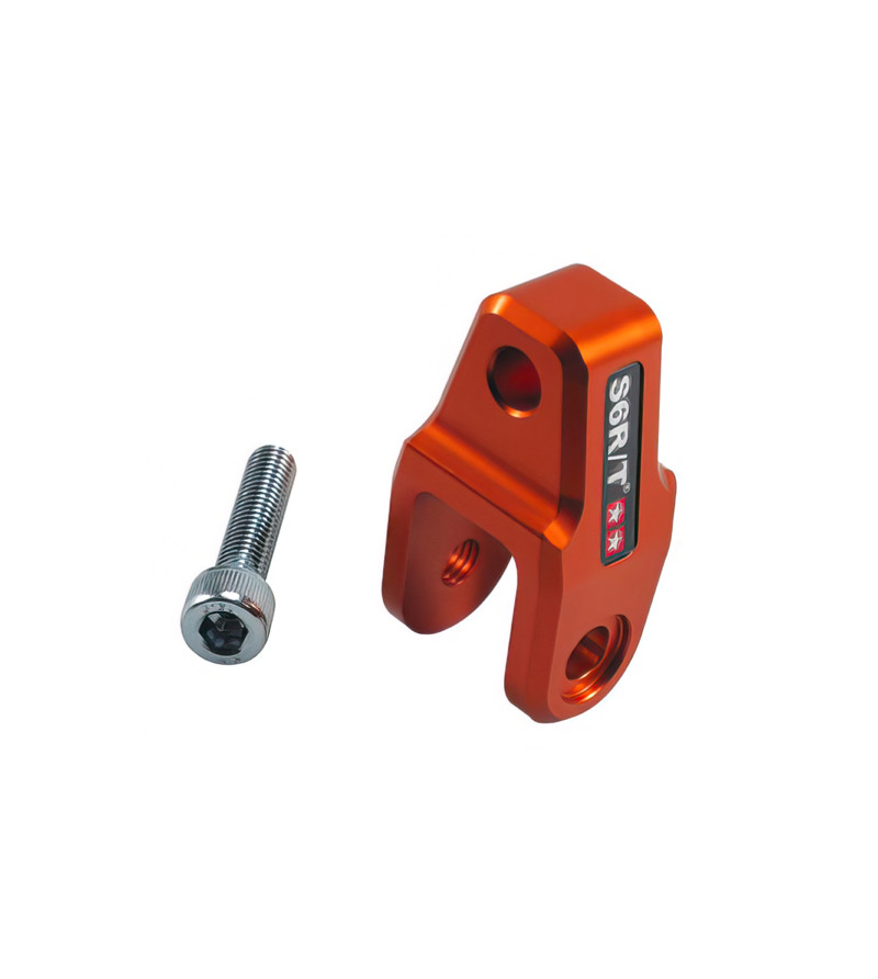 REHAUSSE AMORTISSEUR STAGE6 ADAPT.BOOSTER/NITRO +40MM CNC - ORANGE (HOMOLOGUE) SCOOTER sur le site du spécialiste des deux ro...