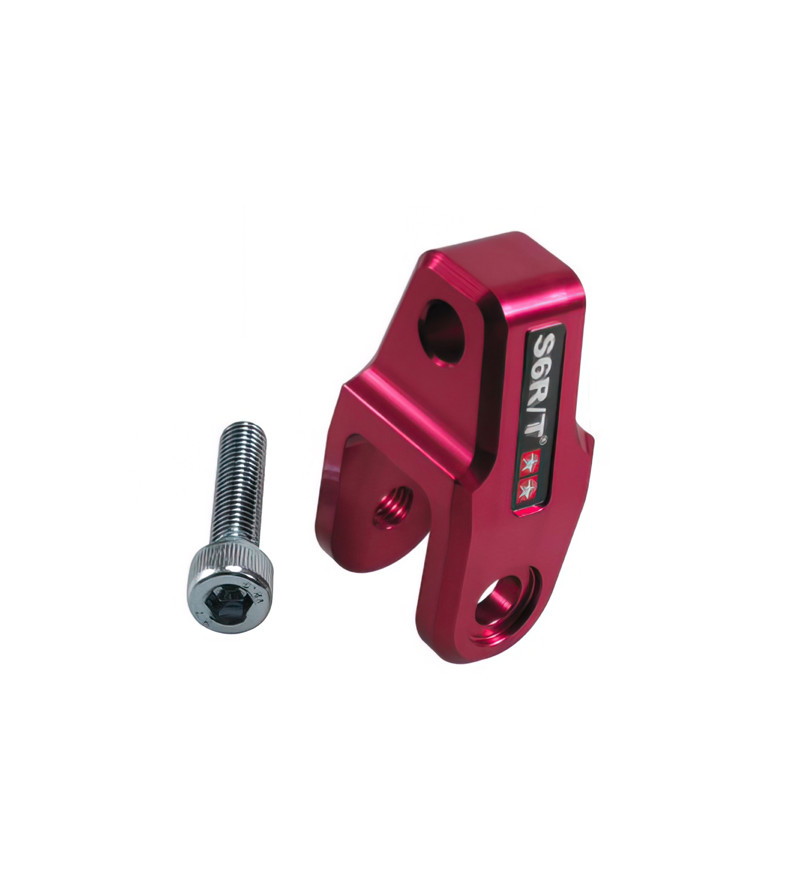 REHAUSSE AMORTISSEUR STAGE6 ADAPT.BOOSTER/NITRO +40MM CNC - ROUGE (HOMOLOGUE) SCOOTER sur le site du spécialiste des deux rou...