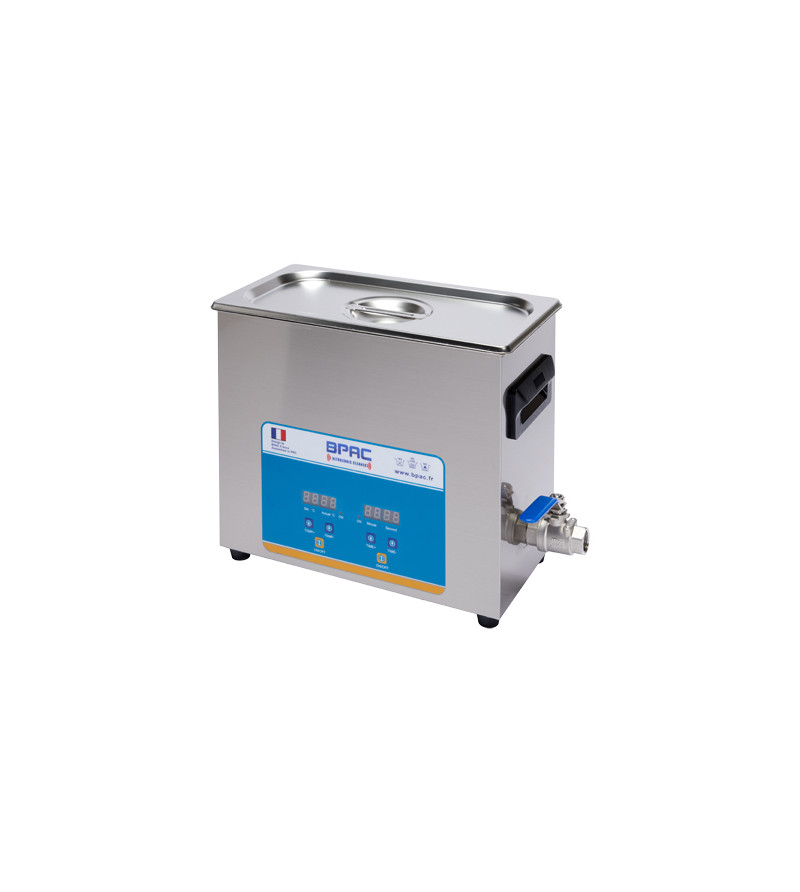 NETTOYEUR/BAC ULTRASON 6 LITRES DIGITAL 180 WATTS AVEC VANNE DE VIDANGE 300X150X150MM ATELIER sur le site du spécialiste des ...