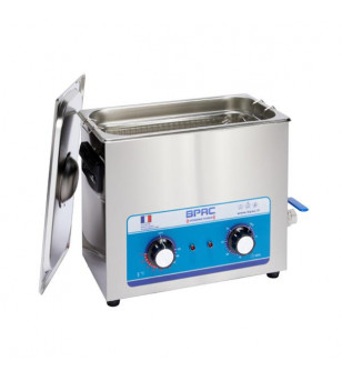 NETTOYEUR/BAC ULTRASON 6 LITRES ANALOGIQUE 180 WATTS AVEC VANNE DE VIDANGE 300X150X150MM ATELIER sur le site du spécialiste d...