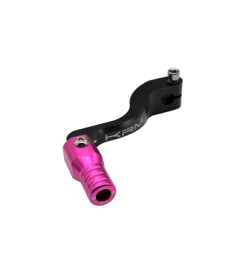 SELECTEUR VITESSE KRM ADAPT. AM6 ALU NOIR/ROSE (REPLIABLE)