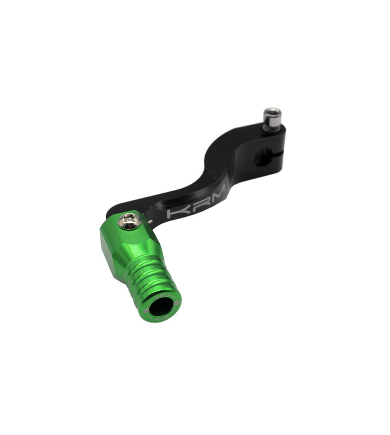 SELECTEUR VITESSE KRM ADAPT. AM6 ALU NOIR/VERT (REPLIABLE)