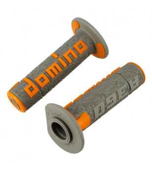 REVETEMENT/POIGNEE DOMINO A360 GRIS/ORANGE (PR) SCOOTER sur le site du spécialiste des deux roues O-TAKET.COM