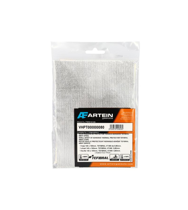PLAQUE PARE CHALEUR ADHESIVE ARTEIN (140X195MM EPAISSEUR 0,80MM) SCOOTER sur le site du spécialiste des deux roues O-TAKET.COM