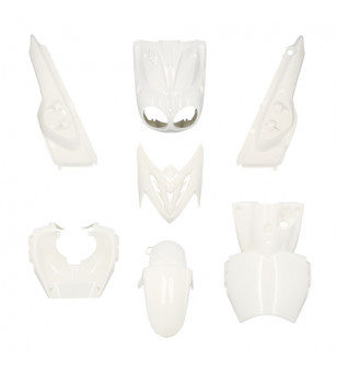 CARROSSERIE SCOOTER TUN'R KIT ADAPT. STUNT/SLIDER NAKED 2005- BLANC (PEINT)- 7 PIECES