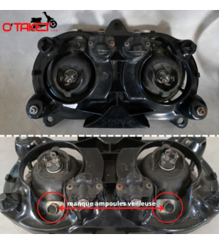 Optique + cache TDR origine YAMAHA Éclairages sur le site du spécialiste des deux roues O-TAKET.COM