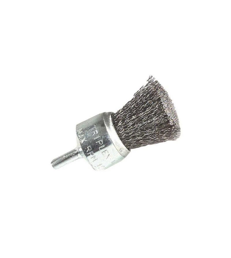 BROSSE PINCEAU TIVOLY FIL ACIER ONDULÉ DIA.28