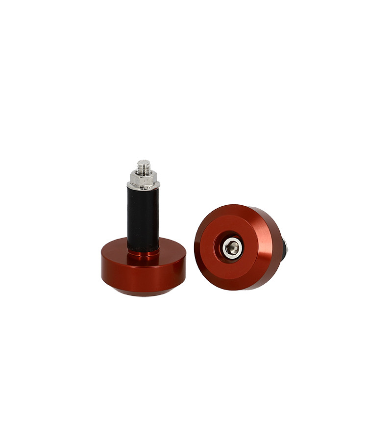 EMBOUT GUIDON BLACKWAY BRONX ROUGE D14  (X2)