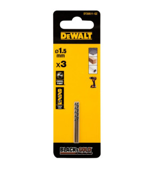 FORET DEWALT HSS-G GOLD&BLACK DIA.1.5X18X40MM(x1)