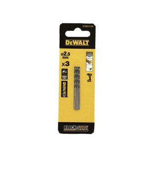 FORET DEWALT HSS-G GOLD&BLACK DIA.2.5X30X57MM(x1)