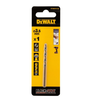 FORET DEWALT HSS-G GOLD&BLACK DIA.3.5X39X70MM(x1)