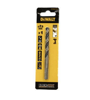 FORET DEWALT HSS-G GOLD&BLACK DIA.7.5X69X109MM(x1)