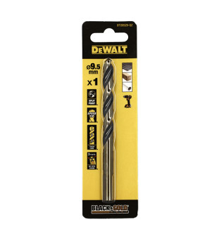 FORET DEWALT HSS-G GOLD&BLACK DIA.9.5X81X125MM(x1)