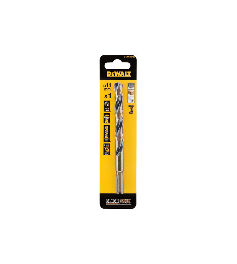 FORET DEWALT HSS-G GOLD&BLACK DIA.11X94X142MM(x1)