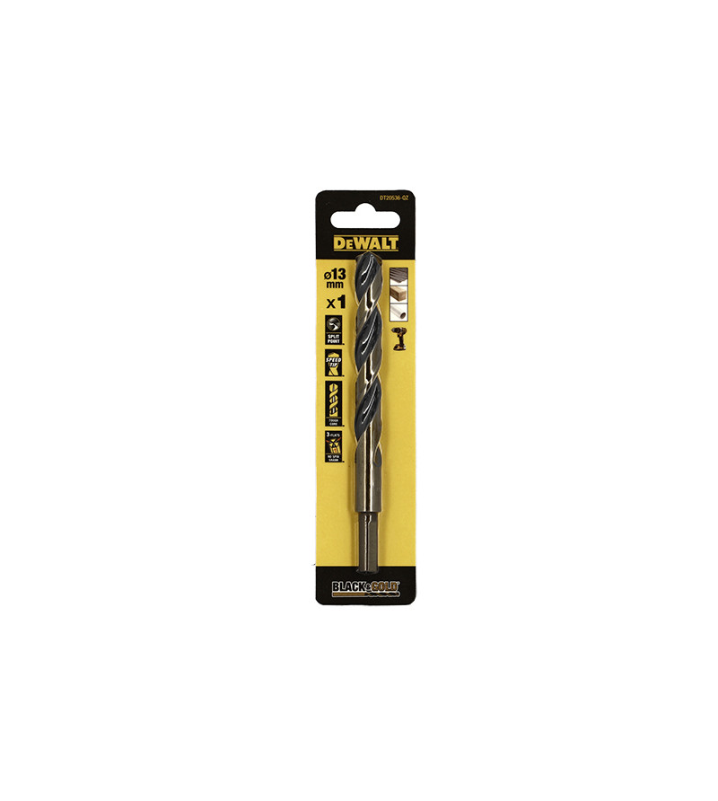 FORET DEWALT HSS-G GOLD&BLACK DIA.13X101X151MM(x1)
