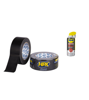 RUBAN ADHESIF AMERICAIN HPX MULTI-REPARATION 48MM X 50M (ROULEAU) - NOIR X1 + OFFRE WD40 ATELIER sur le site du spécialiste d...