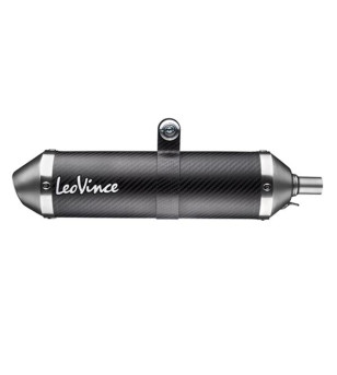 SILENCIEUX/CARTOUCHE MECABOITE LEOVINCE X-FIGHT CARBONE ADAPT. RIEJU MRT  2021- EURO 5