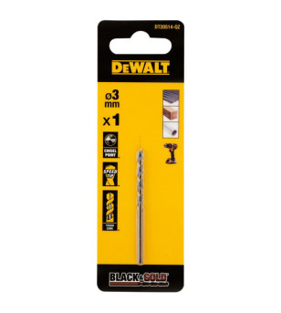 FORET DEWALT HSS-G GOLD&BLACK DIA. 3X33X61MM(X1)