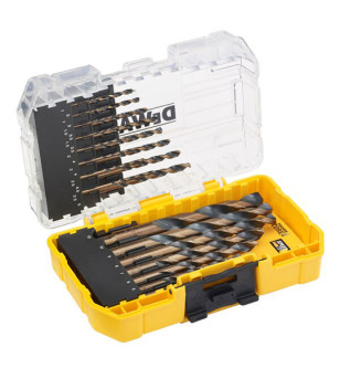 FORET DEWALT HSS-G GOLD&BLACK (COFFRET 23 PCES1X2, 1.5X2, 2X2, 2.5X2, 3X2, 3.5X2,4X2, 4.5)