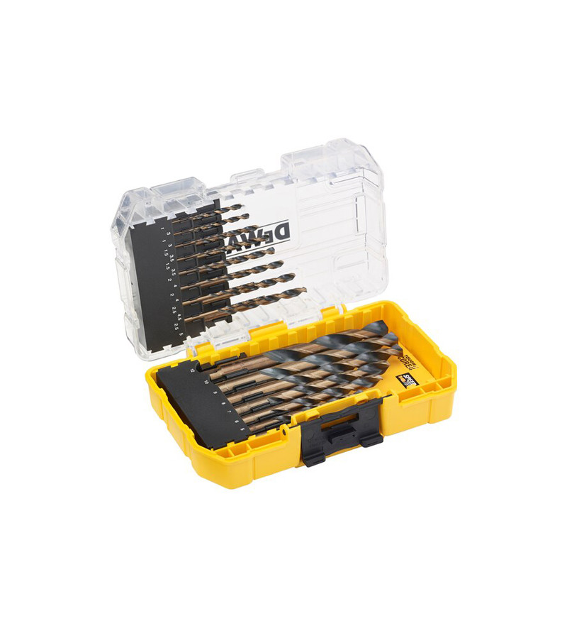 FORET DEWALT HSS-G GOLD&BLACK (COFFRET 23 PCES1X2, 1.5X2, 2X2, 2.5X2, 3X2, 3.5X2,4X2, 4.5)