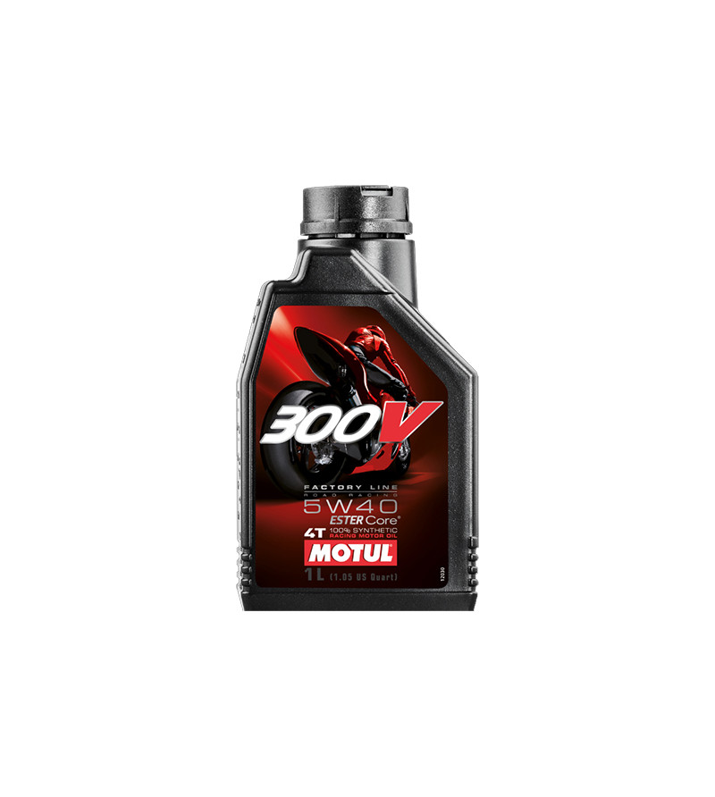 HUILE MOTEUR 4T MOTUL 300V FACTORY LINE 5W40 (1L)