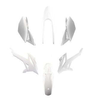 CARROSSERIE MECABOITE TUN'R KIT ADAPT. BETA 50 RR 2012- - BLANC (6 PIECES-SS TDF) 50 À BOITE sur le site du spécialiste des d...