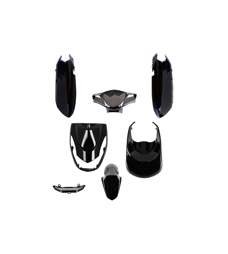 CARROSSERIE SCOOTER TUN'R KIT ADAPT. KISBEE 2 ET 4 TEMPS 2010- NOIR VERNI (PEINT) SCOOTER sur le site du spécialiste des deux...