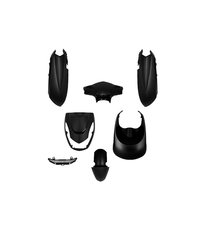CARROSSERIE SCOOTER TUN'R KIT ADAPT. KISBEE 2 ET 4 TEMPS 2010- NOIR MAT (PEINT) SCOOTER sur le site du spécialiste des deux r...