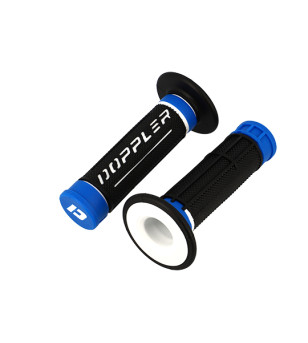 REVETEMENT/POIGNEE DOPPLER GRIP 3DNOIR/BLANC/BLEU (PR)