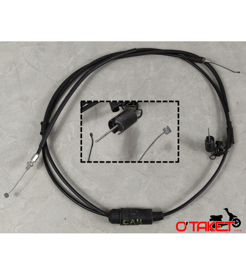 Câble accélérateur + câble d'huile LX origine VESPA 50 Accueil sur le site du spécialiste des deux roues O-TAKET.COM