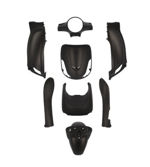 CARROSSERIE SCOOTER TUN'R KIT ADAPT. SYM FIDDLE 2 4TPS 2008-2014 (NOIR MAT )- 8 PCS SCOOTER sur le site du spécialiste des de...