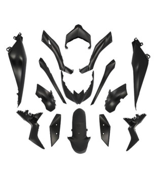 CARROSSERIE MAXI SCOOTER TUN'R KIT ADAPT. 125/300 YAMAHA XMAX 2018- NOIR MAT (15 PCS) MAXI-SCOOTER sur le site du spécialiste...