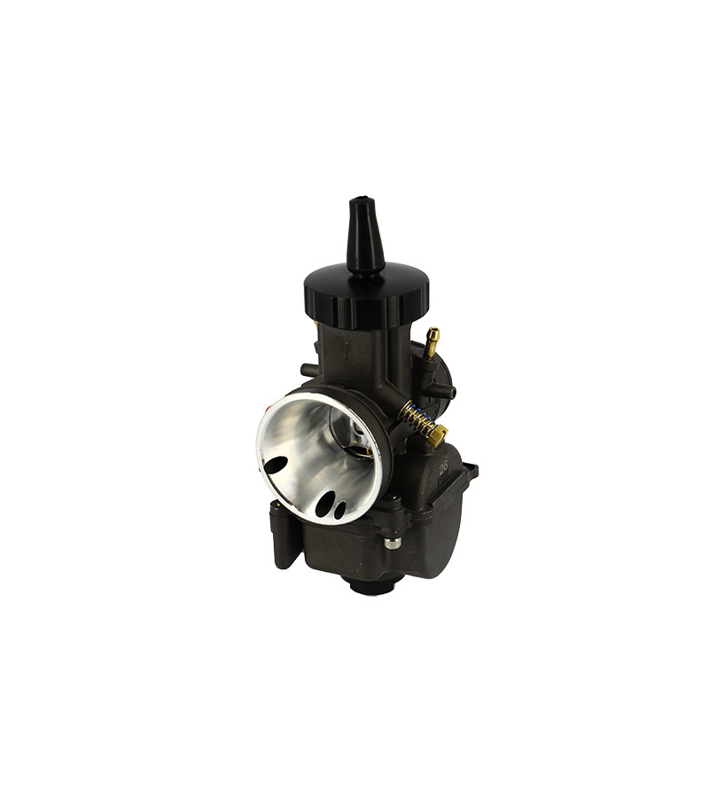 CARBURATEUR TYPE PWK CORP ROND 26 AVEC POWER JET (BOISSEAU PLAT/STARTER TIRETTE) GRIS SCOOTER sur le site du spécialiste des ...