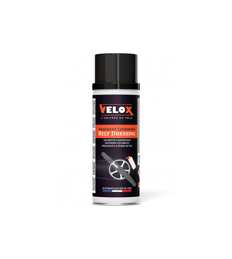 LUBRIFIANT VELOX ADHERENT COURROIE TOUTES CONDITIONS (AEROSOL 200ML)