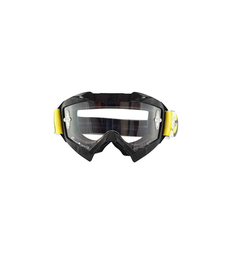 LUNETTE/MASQUE CROSS ARIETE ADRENALINE PRIMIS NOIR/JAUNE ANTI-RAYURE/ANTI UV - HOMOLOGUE C ÉQUIPEMENTS sur le site du spécial...