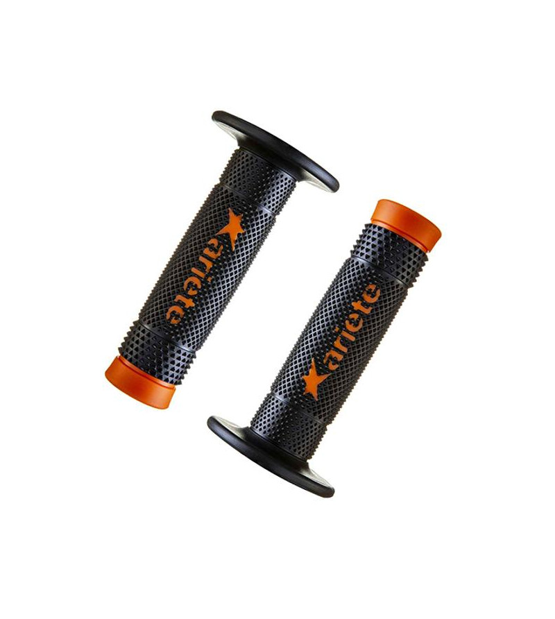 REVETEMENT/POIGNEE ARIETE VULCAN NOIR/ORANGE (PR) - 115MM SCOOTER sur le site du spécialiste des deux roues O-TAKET.COM