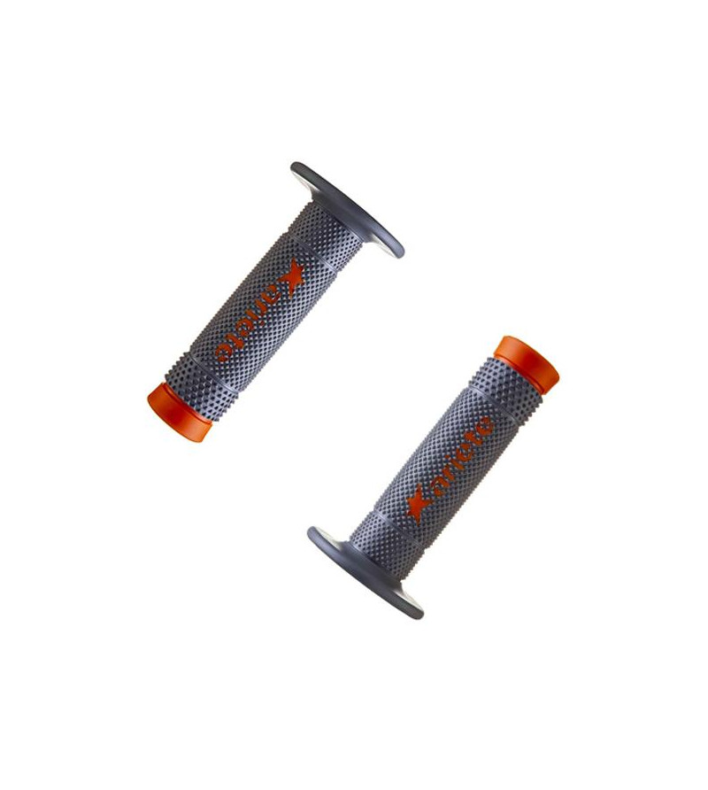 REVETEMENT/POIGNEE ARIETE VULCAN GRIS/ORANGE (PR) - 115MM 50 À BOITE sur le site du spécialiste des deux roues O-TAKET.COM