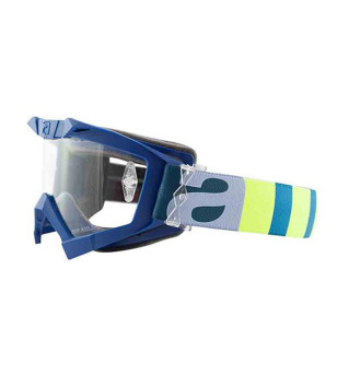 LUNETTE/MASQUE CROSS ARIETE ADRENALINE PRIMIS BLEU/JAUNE ANTI-RAYURE/ANTI UV- HOMOLOGUE CE ÉQUIPEMENTS sur le site du spécial...