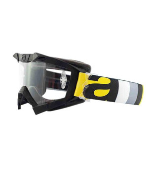 LUNETTE/MASQUE CROSS ARIETE ADRENALINE PRIMIS NOIR/JAUNE ANTI-RAYURE/ANTI UV - HOMOLOGUE C ÉQUIPEMENTS sur le site du spécial...