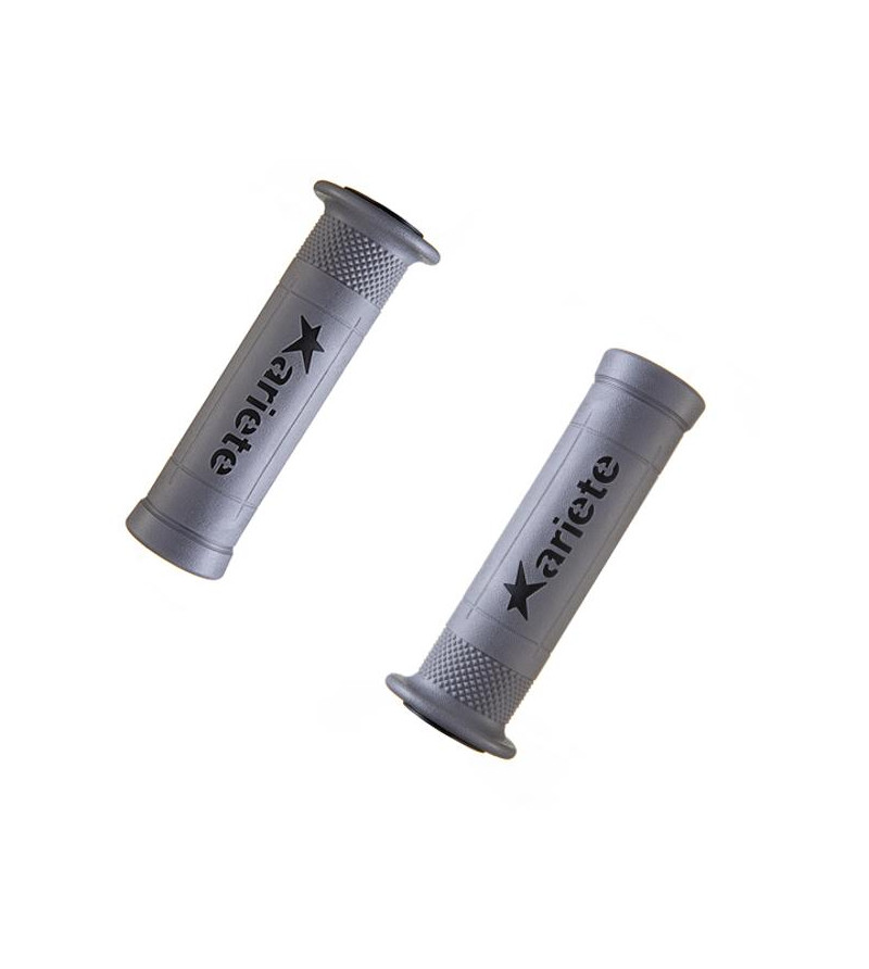 REVETEMENT/POIGNEE ARIETE ARIRAM GRIS/NOIR (PR) - 120MM - DEBOUCHE POUR EMBOUT DE GUIDON SCOOTER sur le site du spécialiste d...