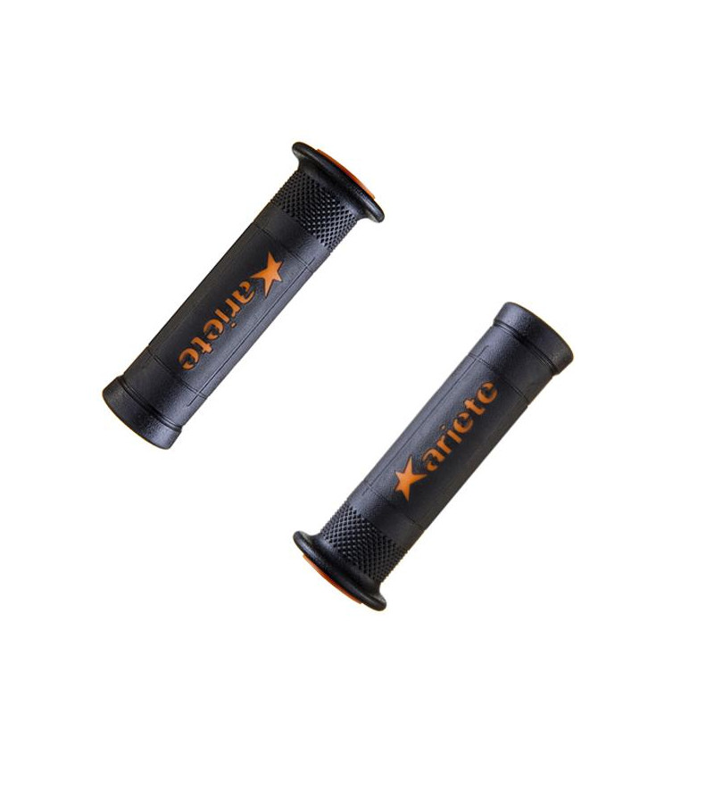 REVETEMENT/POIGNEE ARIETE ARIRAM NOIR/ORANGE (PR) - 120MM - DEBOUCHEPOUR EMBOUT DE GUIDON SCOOTER sur le site du spécialiste ...