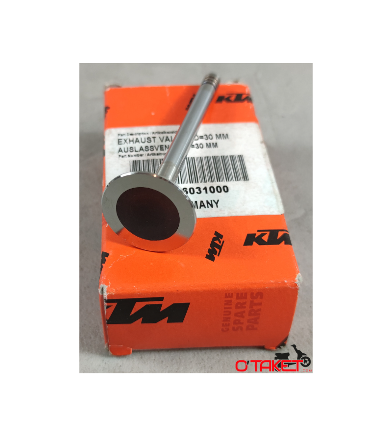 Soupape d'échappement LC4/ADVENTURE R origine KTM Accueil sur le site du spécialiste des deux roues O-TAKET.COM Soupape d'échappement LC4/ADVENTURE R origine KTM Accueil sur le site du spécialiste des deux roues O-TAKET.COM
